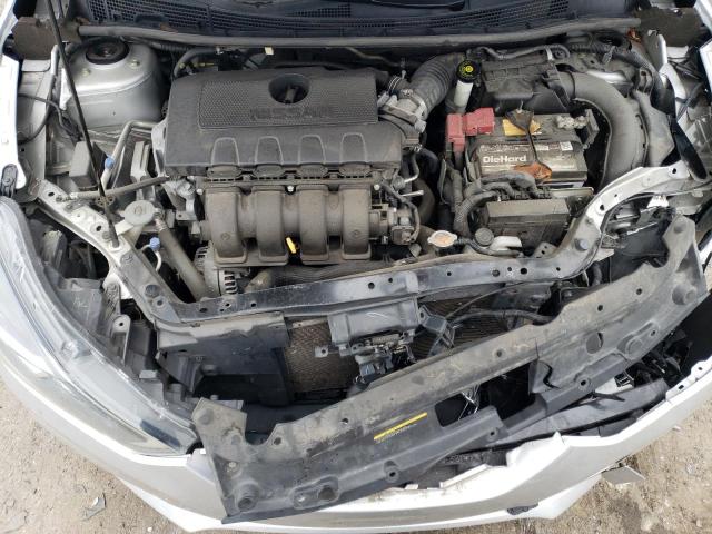 3N1AB7AP1KY318627 - 2019 NISSAN SENTRA S SILVER photo 11