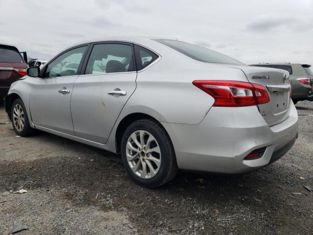 3N1AB7AP1KY318627 - 2019 NISSAN SENTRA S SILVER photo 2