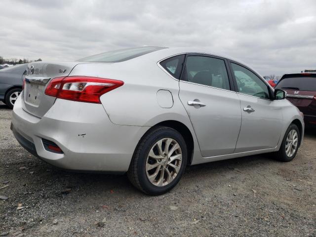 3N1AB7AP1KY318627 - 2019 NISSAN SENTRA S SILVER photo 3