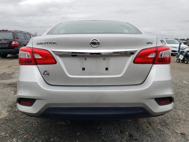 3N1AB7AP1KY318627 - 2019 NISSAN SENTRA S SILVER photo 6