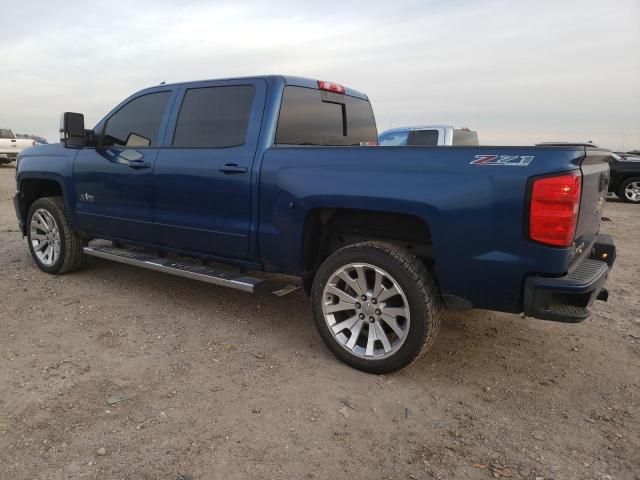 3GCUKREC0HG417452 - 2017 CHEVROLET SILVERADO K1500 LT BLUE photo 2