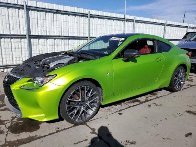 JTHSE5BCXF5003223 - 2015 LEXUS RC 350 GREEN photo 1