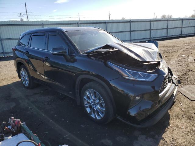 5TDXBRCH8NS554311 - 2022 TOYOTA HIGHLANDER HYBRID LIMITED BLACK photo 4