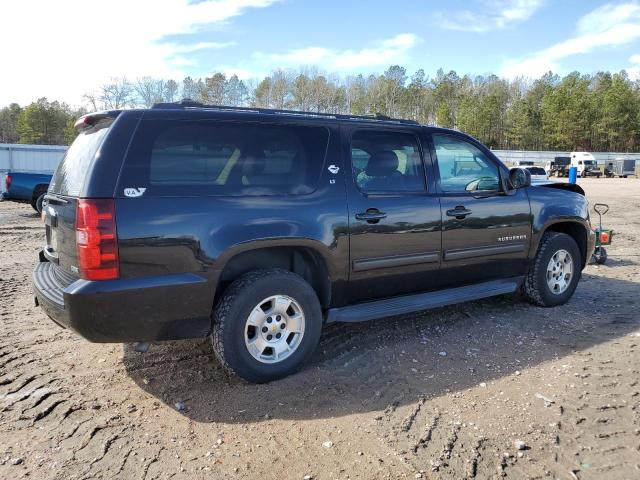 1GNSCJE06CR212875 - 2012 CHEVROLET SUBURBAN C1500 LT BLACK photo 3