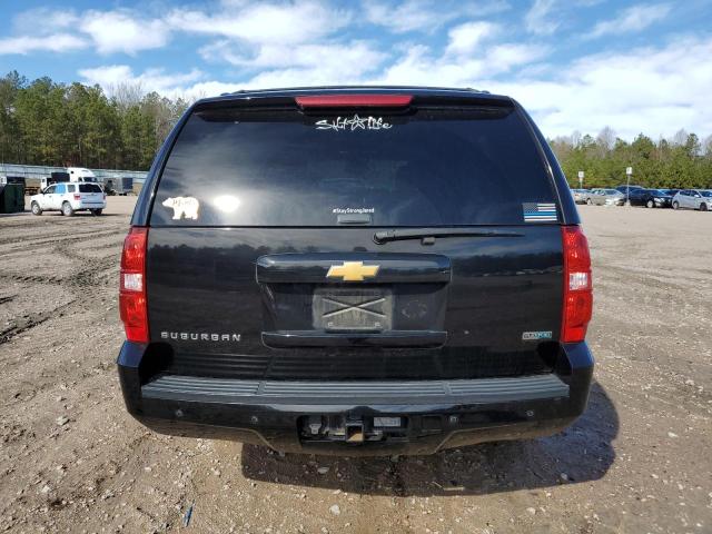 1GNSCJE06CR212875 - 2012 CHEVROLET SUBURBAN C1500 LT BLACK photo 6