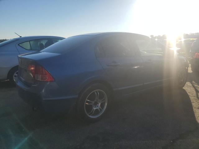 1HGFA16568L057959 - 2008 HONDA CIVIC LX BLUE photo 3