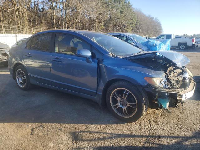 1HGFA16568L057959 - 2008 HONDA CIVIC LX BLUE photo 4