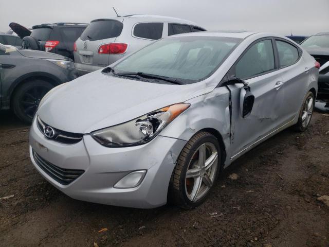 KMHDH4AE5CU334075 - 2012 HYUNDAI ELANTRA GLS SILVER photo 1