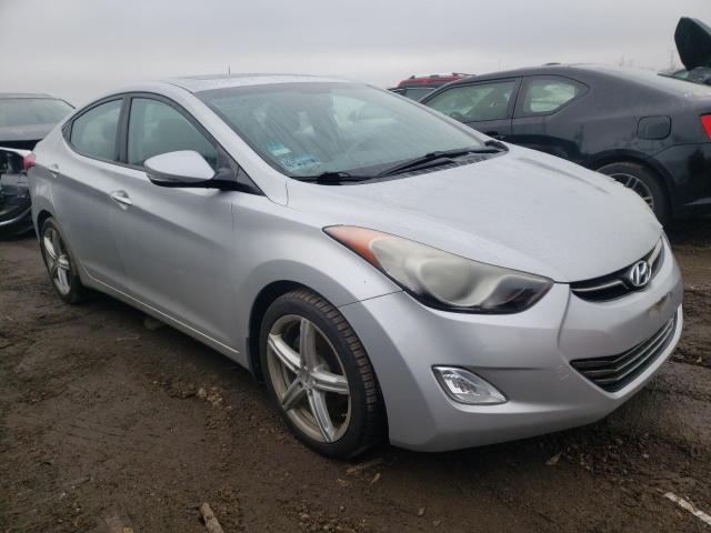 KMHDH4AE5CU334075 - 2012 HYUNDAI ELANTRA GLS SILVER photo 4