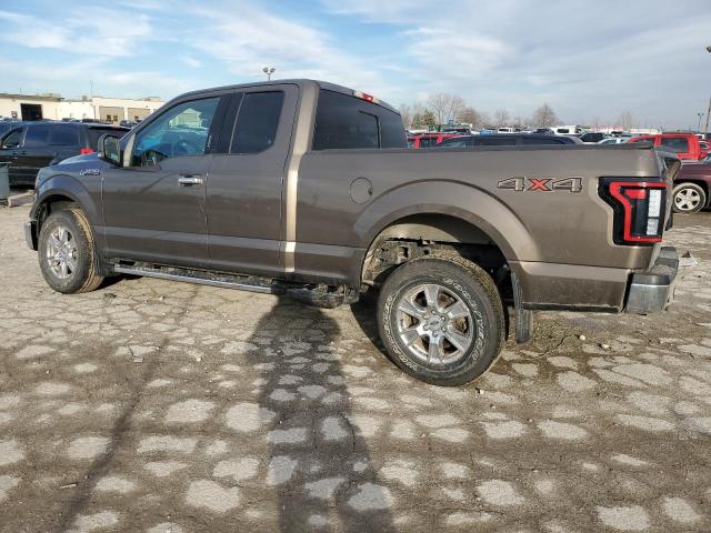 1FTEX1E83HFA23741 - 2017 FORD F150 SUPER CAB BROWN photo 2