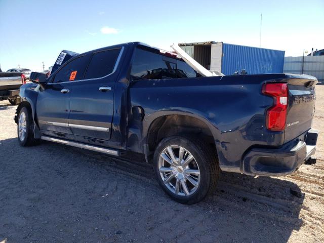 1GCUDJEL4NZ549959 - 2022 CHEVROLET SILVERADO K1500 HIGH COUNTRY BLUE photo 2