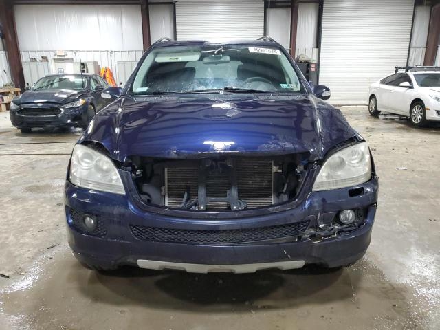 4JGBB86E66A089690 - 2006 MERCEDES-BENZ ML 350 BLUE photo 5