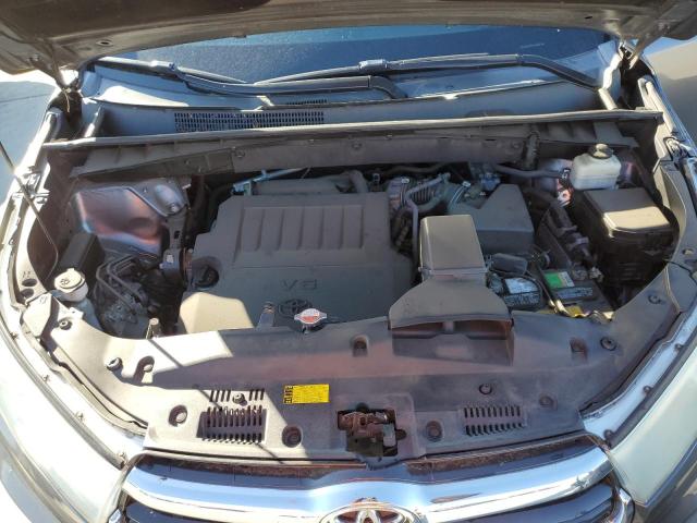 5TDKKRFH2FS116827 - 2015 TOYOTA HIGHLANDER XLE GRAY photo 12