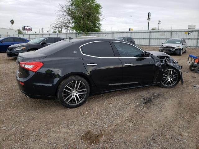 ZAM57XSA0F1135980 - 2015 MASERATI GHIBLI BLACK photo 3