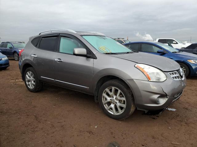 JN8AS5MT3DW529157 - 2013 NISSAN ROGUE S GRAY photo 4