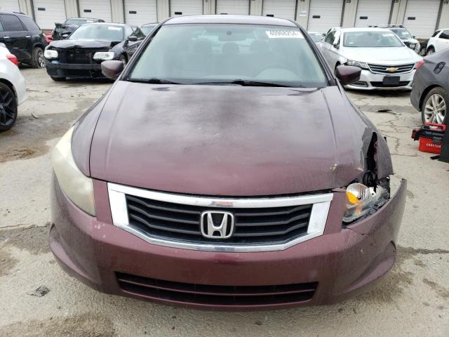 JHMCP26328C026761 - 2008 HONDA ACCORD LX BURGUNDY photo 5