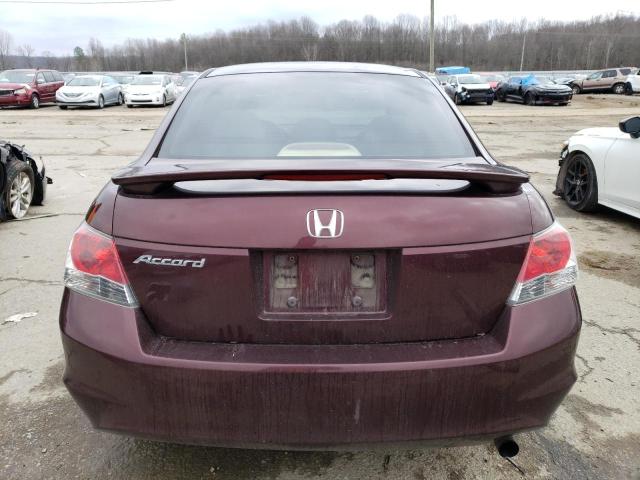 JHMCP26328C026761 - 2008 HONDA ACCORD LX BURGUNDY photo 6