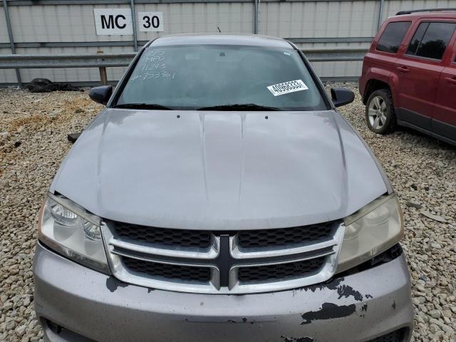 1C3CDZABXDN753361 - 2013 DODGE AVENGER SE GRAY photo 5