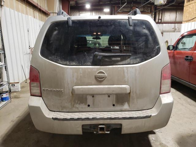 5N1AR18W67C638203 - 2007 NISSAN PATHFINDER LE ვერცხლისფერი ფოტო 6