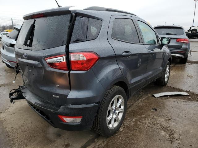 MAJ3P1TE4JC233441 - 2018 FORD ECOSPORT SE Gris foto 3