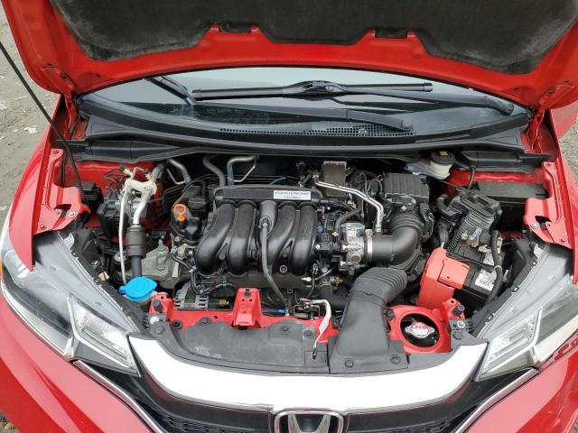 3HGGK5H41KM738548 - 2019 HONDA FIT LX RED photo 11