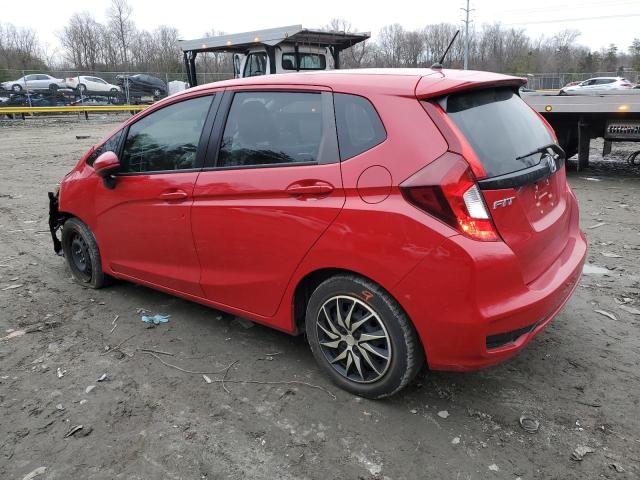 3HGGK5H41KM738548 - 2019 HONDA FIT LX RED photo 2