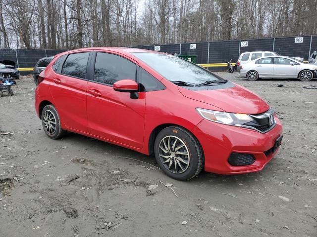 3HGGK5H41KM738548 - 2019 HONDA FIT LX RED photo 4