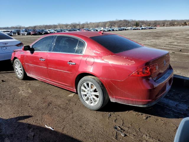 1G4HC5EM1AU107938 - 2010 BUICK LUCERNE CXL RED photo 2