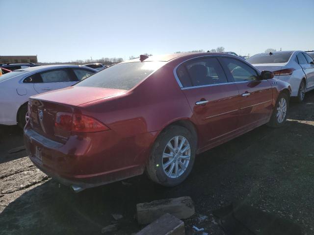 1G4HC5EM1AU107938 - 2010 BUICK LUCERNE CXL RED photo 3