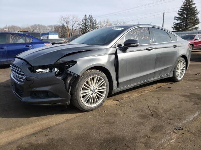 3FA6P0H99FR245080 - 2015 FORD FUSION SE GRAY photo 1