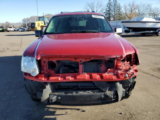 1FMEU7DE1AUA46242 - 2010 FORD EXPLORER XLT RED photo 5