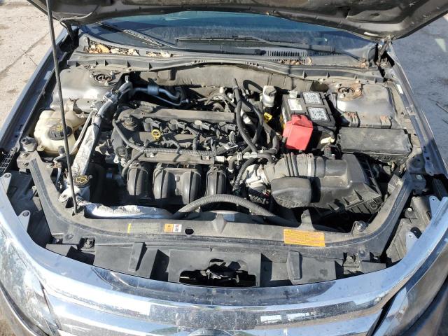 3FAHP0HA4BR316974 - 2011 FORD FUSION SE GRAY photo 11