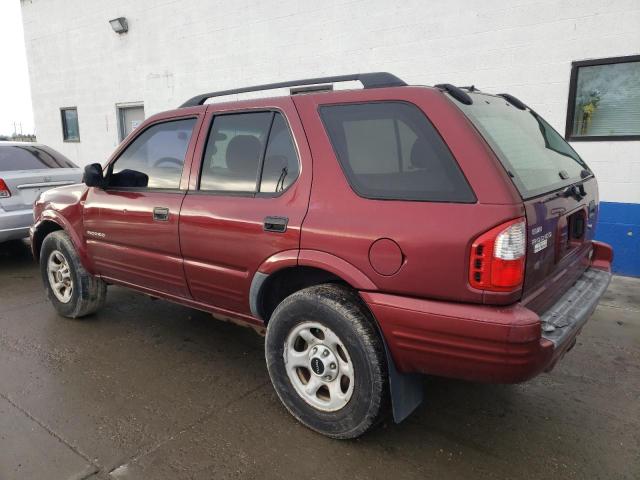 4S2CK58W834308595 - 2003 ISUZU RODEO S BURGUNDY photo 2