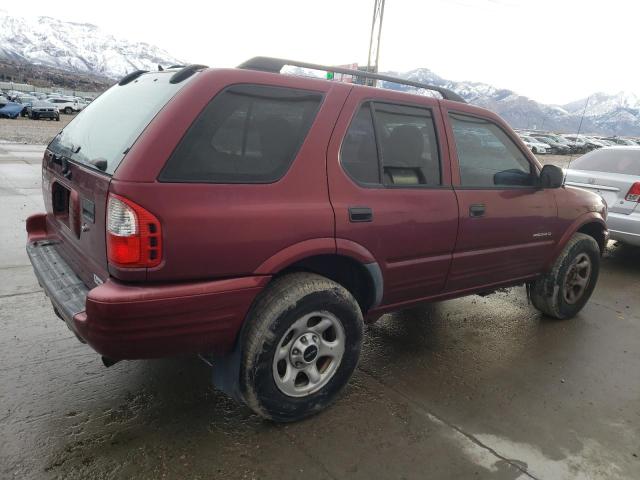 4S2CK58W834308595 - 2003 ISUZU RODEO S BURGUNDY photo 3