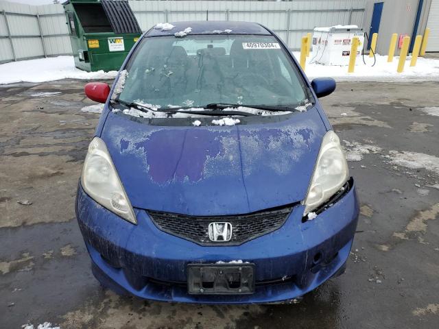 JHMGE88469S041965 - 2009 HONDA FIT SPORT BLUE photo 5