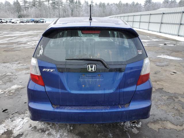 JHMGE88469S041965 - 2009 HONDA FIT SPORT BLUE photo 6