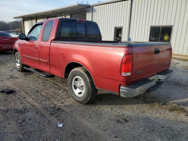 2FTZX17291CA50874 - 2001 FORD F150 RED photo 2