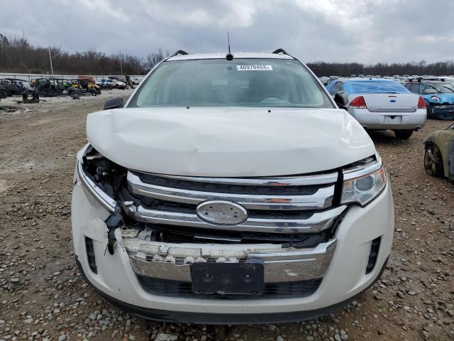 2FMDK3GC3DBE10045 - 2013 FORD EDGE SE WHITE photo 5