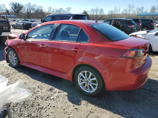 JA32U2FU6FU002418 - 2015 MITSUBISHI LANCER ES RED photo 2