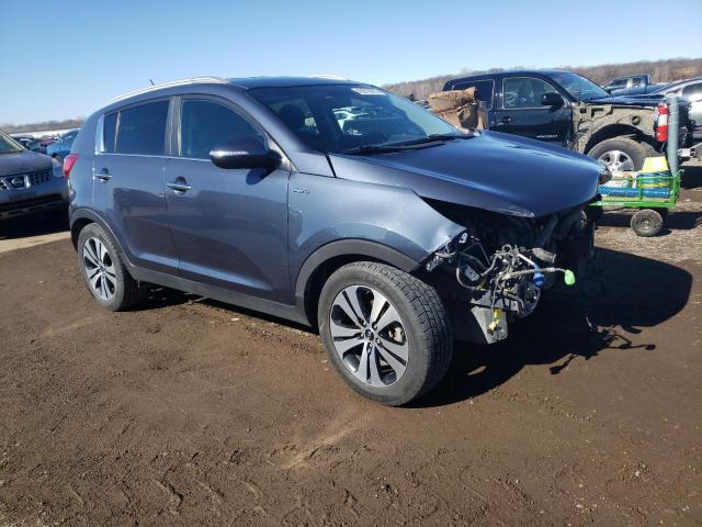 KNDPCCA24B7048991 - 2011 KIA SPORTAGE EX BLUE photo 4