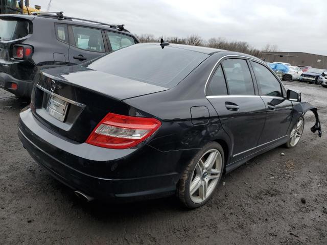 WDDGF8BBXAR128355 - 2010 MERCEDES-BENZ C 300 4MATIC BLACK photo 3