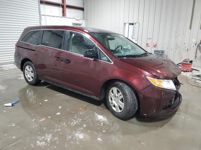 5FNRL5H20CB033328 - 2012 HONDA ODYSSEY LX MAROON photo 4