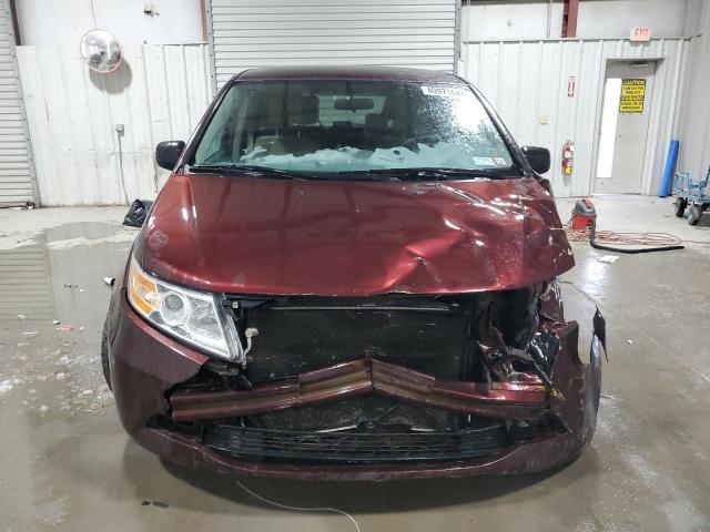 5FNRL5H20CB033328 - 2012 HONDA ODYSSEY LX MAROON photo 5