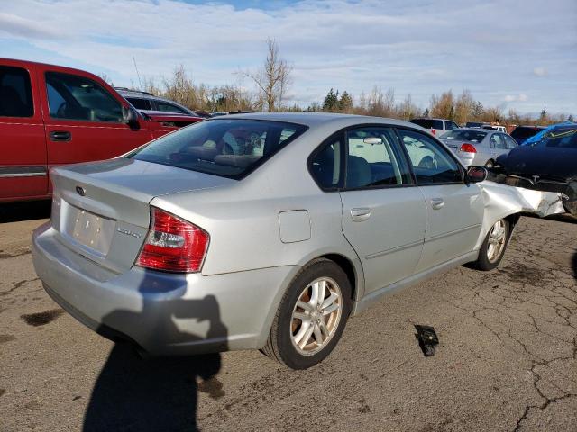 4S3BL616457209634 - 2005 SUBARU LEGACY 2.5I SILVER photo 3