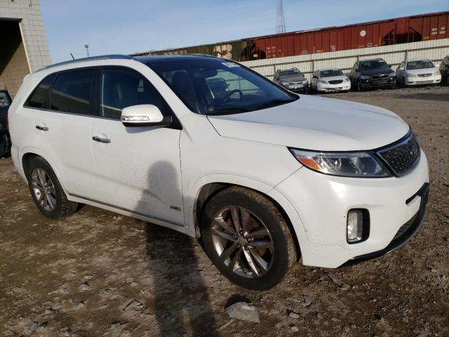 5XYKWDA70FG615449 - 2015 KIA SORENTO SX WHITE photo 4