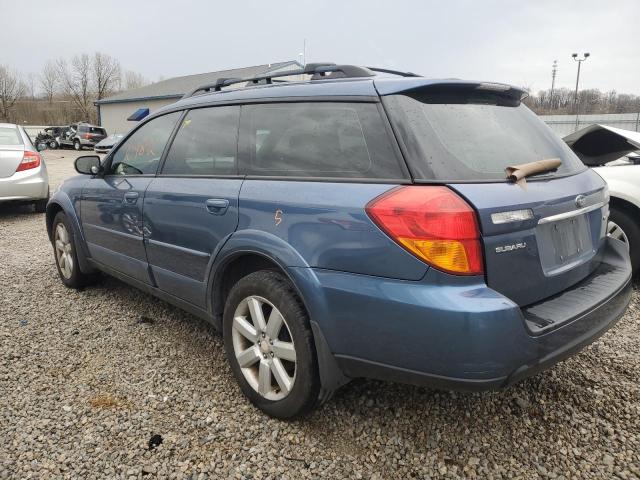 4S4BP62C767361431 - 2006 SUBARU LEGACY OUTBACK 2.5I LIMITED BLUE photo 2