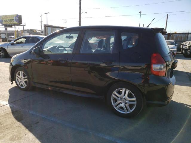 JHMGD38667S055949 - 2007 HONDA FIT S 黑色 照片 2