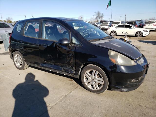 JHMGD38667S055949 - 2007 HONDA FIT S 黑色 照片 4