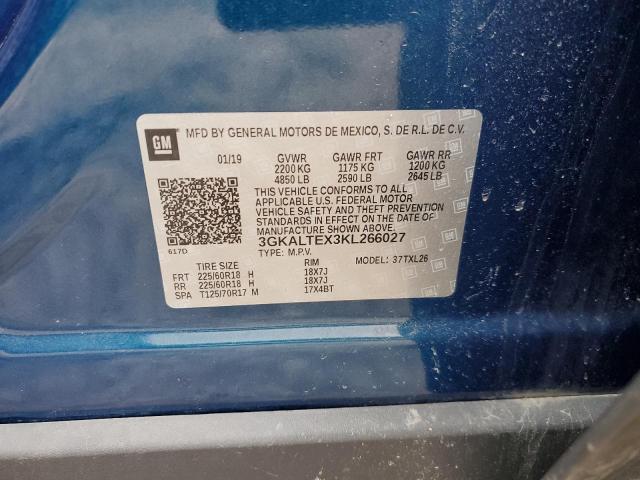 3GKALTEX3KL266027 - 2019 GMC TERRAIN SLE BLUE photo 13