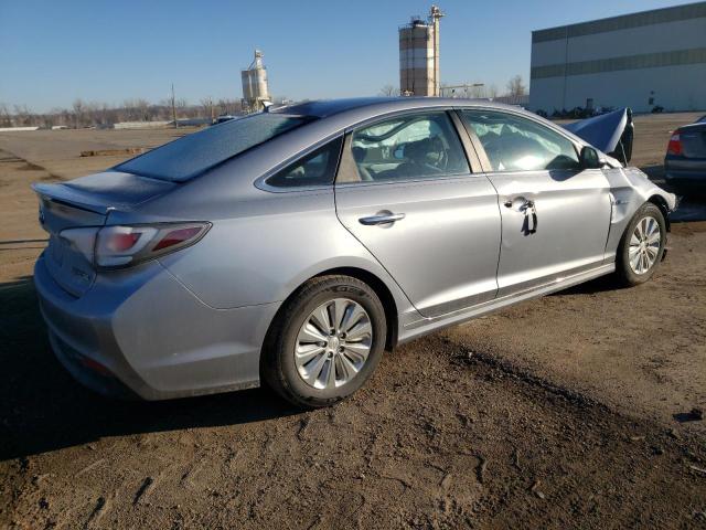 KMHE24L11GA037506 - 2016 HYUNDAI SONATA HYBRID SILVER photo 3